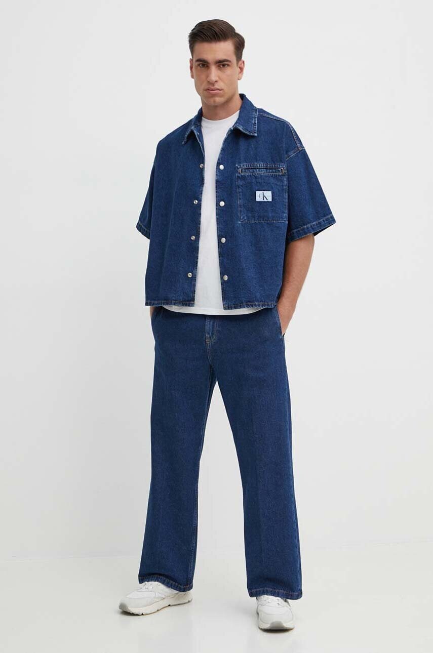 Бавовняна футболка Pepe Jeans CALLUM чоловіча колір білий з принтом PM509370