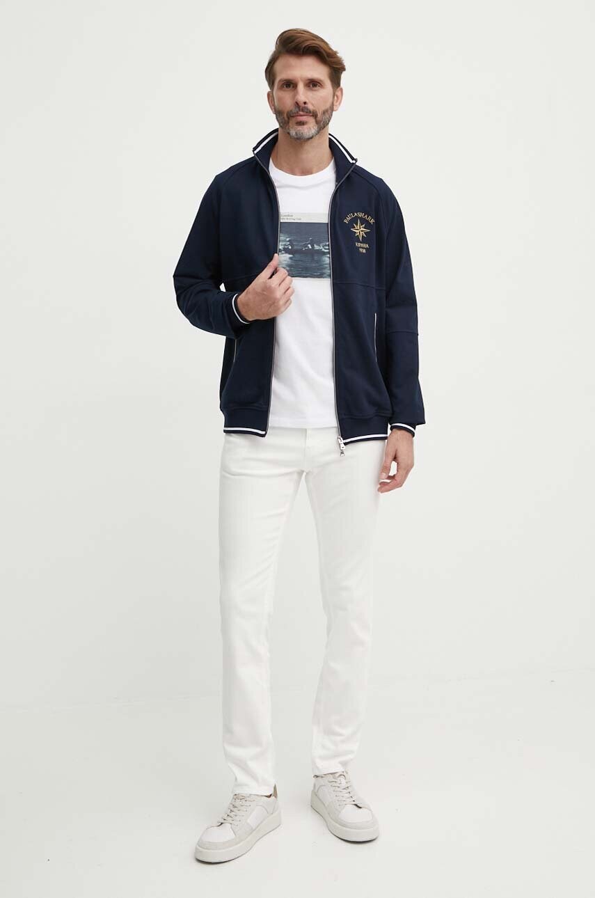Бавовняна футболка Pepe Jeans CIEL чоловіча  колір білий з принтом PM509372