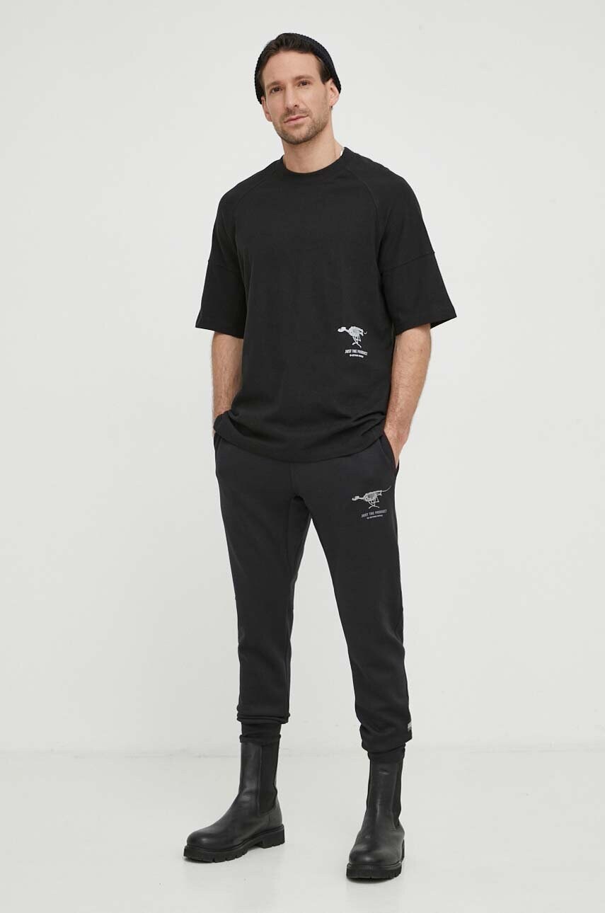 Бавовняна футболка G-Star Raw чоловічий колір чорний з принтом