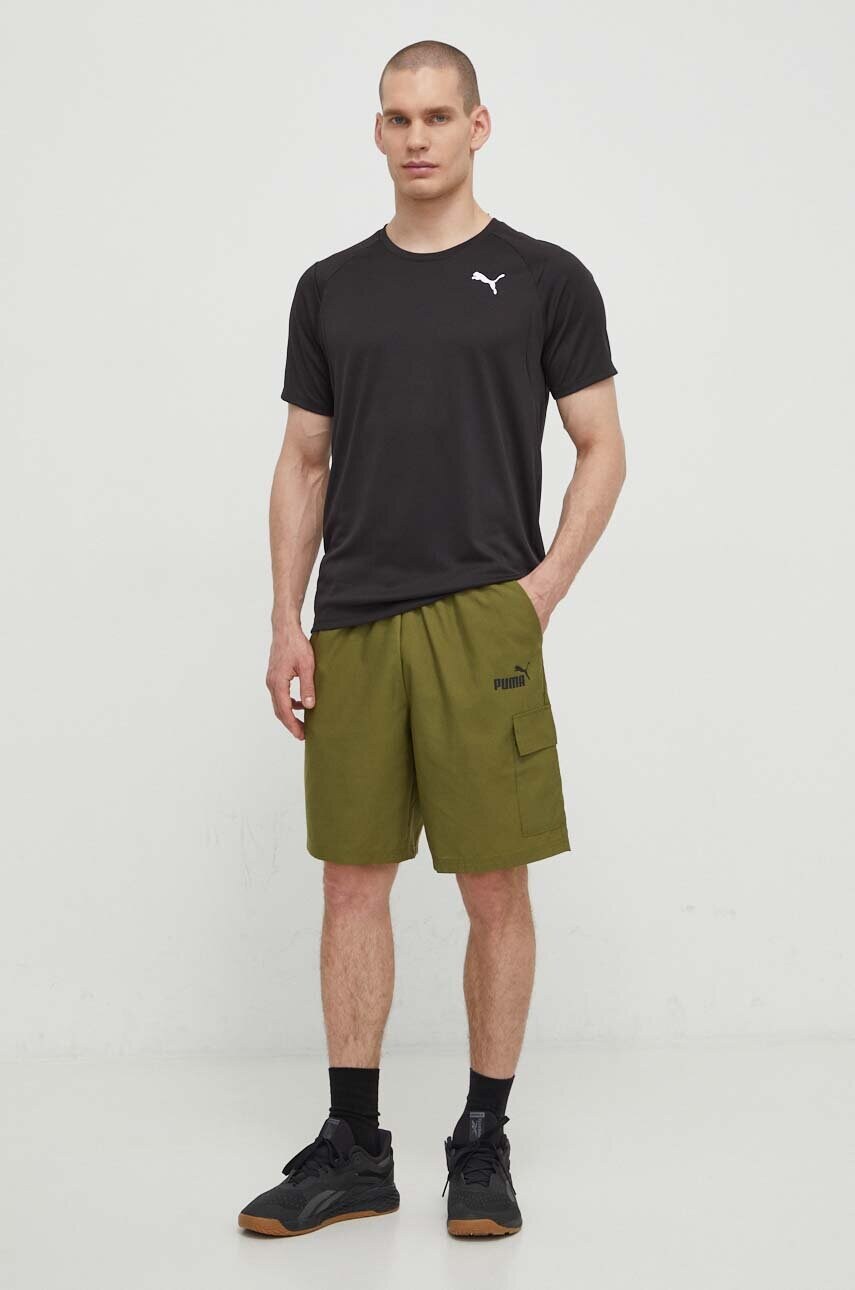 Тренувальна футболка Puma Fit Full Ultrabreathe колір чорний з принтом 524930