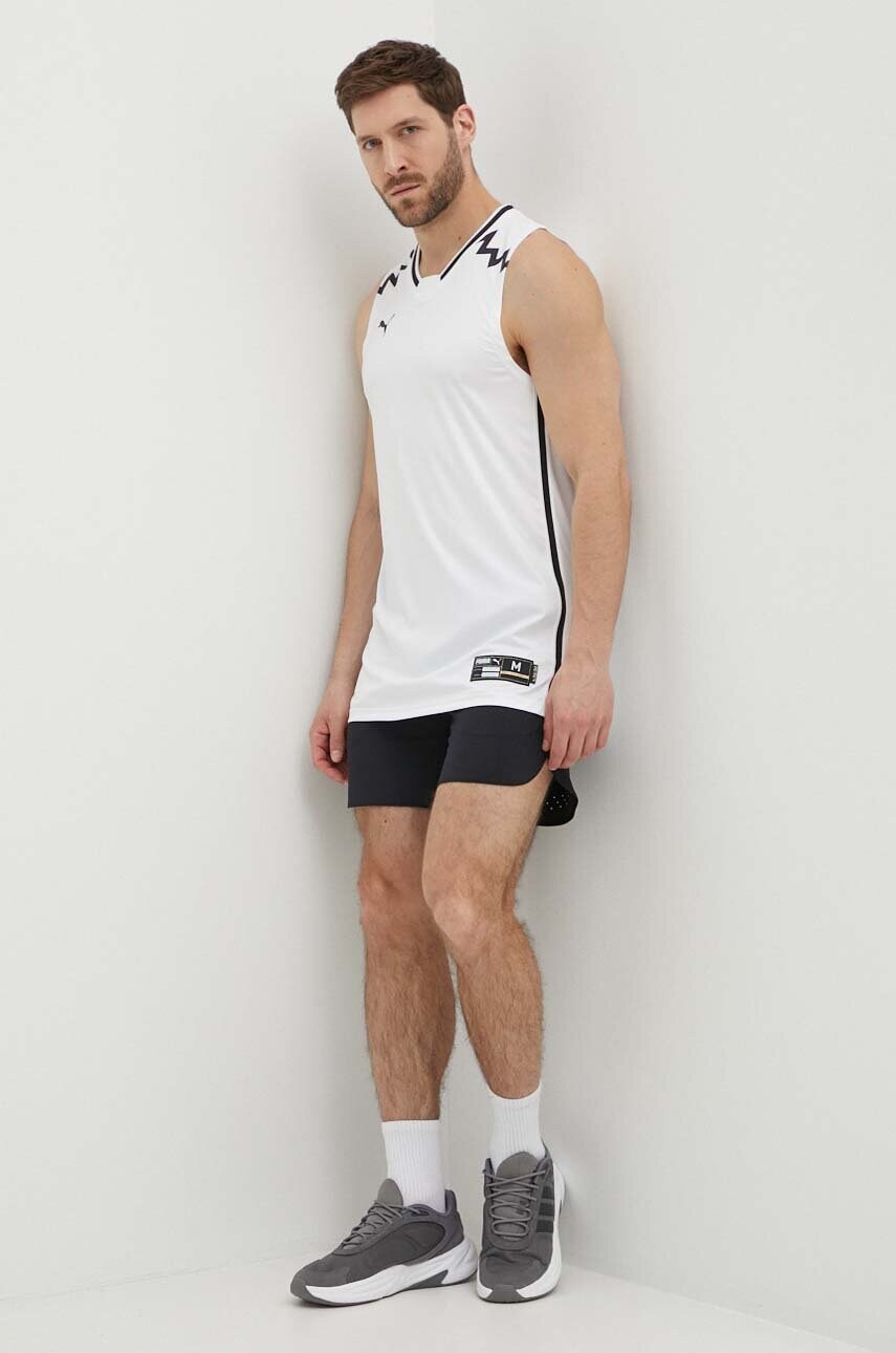 Тренувальна футболка Puma Hoops Team Game колір білий 676628