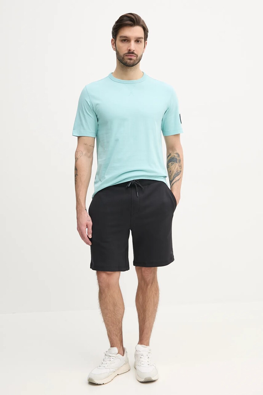 Бавовняна футболка Calvin Klein Jeans чоловіча однотонна J30J323484