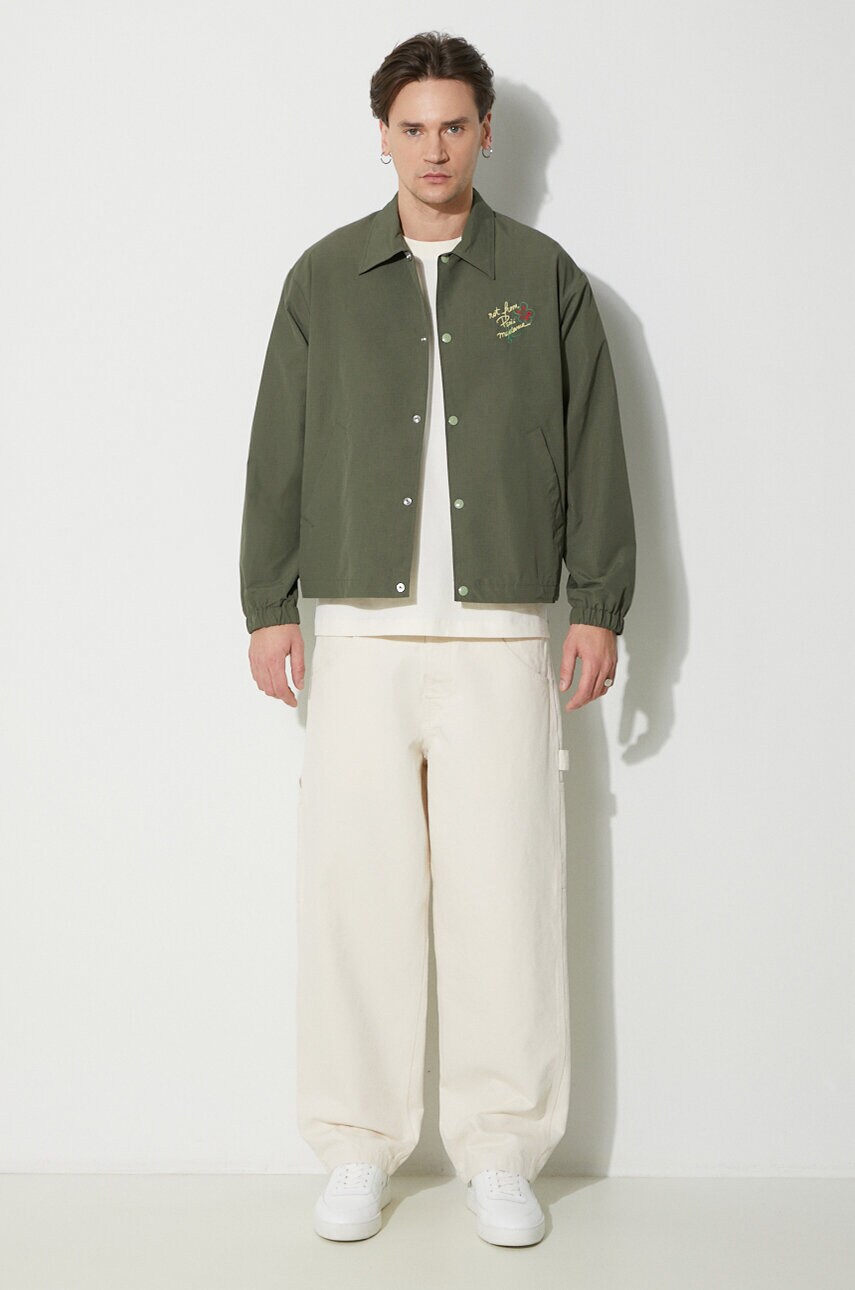Бавовняна футболка Filling Pieces T-shirt Gowtu колір бежевий з аплікацією 74433929936
