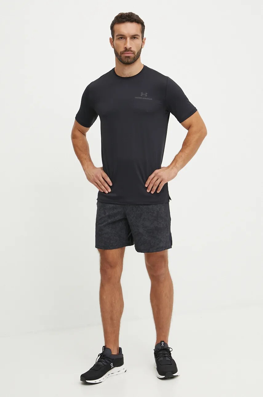 Тренувальна футболка Under Armour Rush Energy колір чорний однотонна