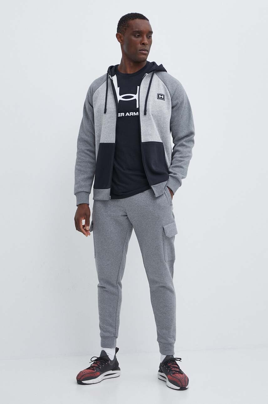 Футболка Under Armour чоловічий колір чорний з принтом