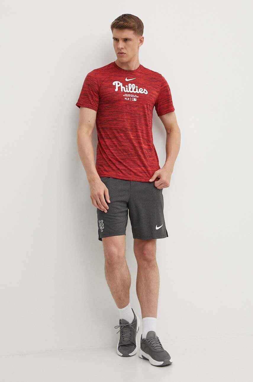 Футболка Nike Philadelphia Phillies чоловіча колір червоний з принтом