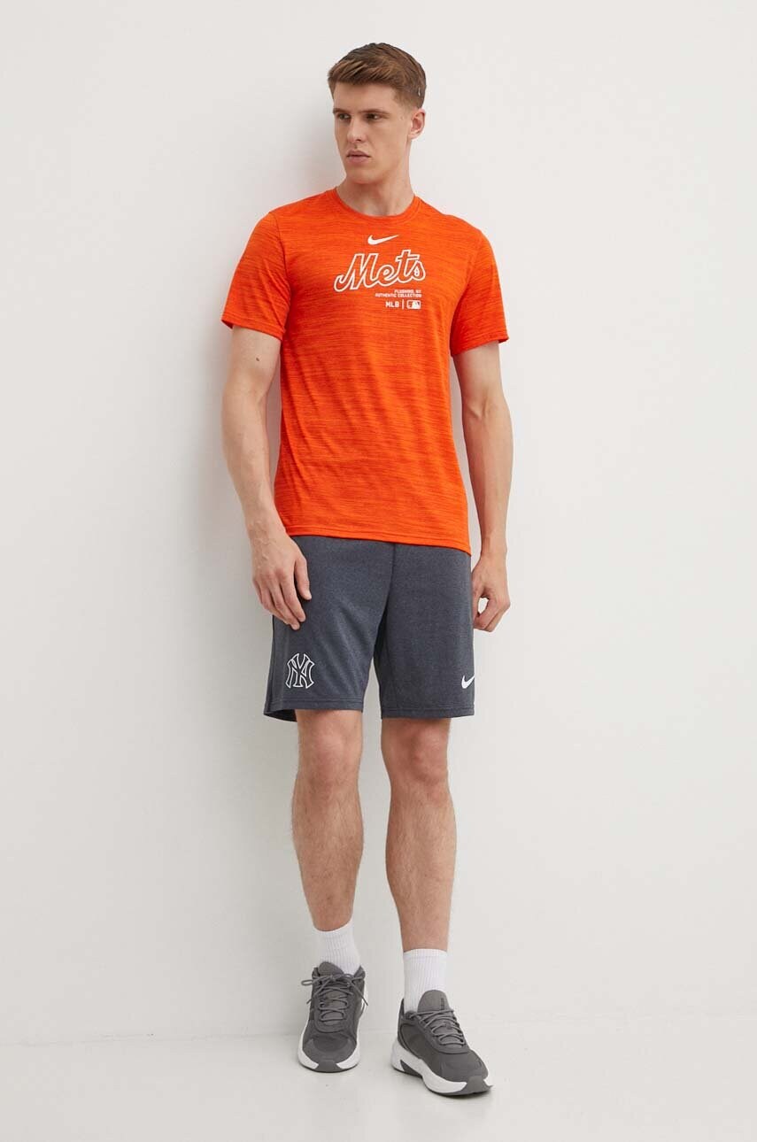 Футболка Nike New York Mets чоловіча колір помаранчевий з принтом