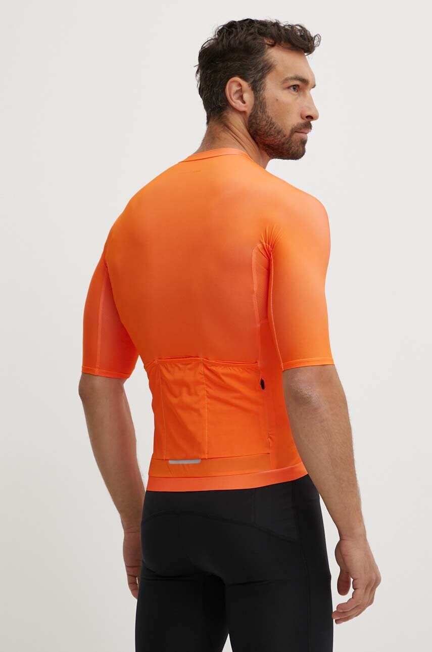 Велосипедна футболка POC Pristine Jersey колір помаранчевий однотонна