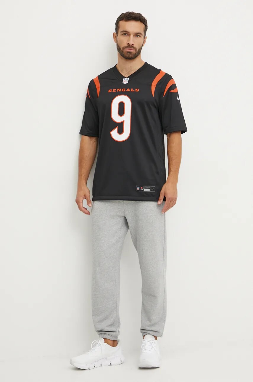 Футболка Nike Joe Burrow Cincinnati Bengals чоловіча колір чорний візерунок 67NM-CAGH-9AF-2NM