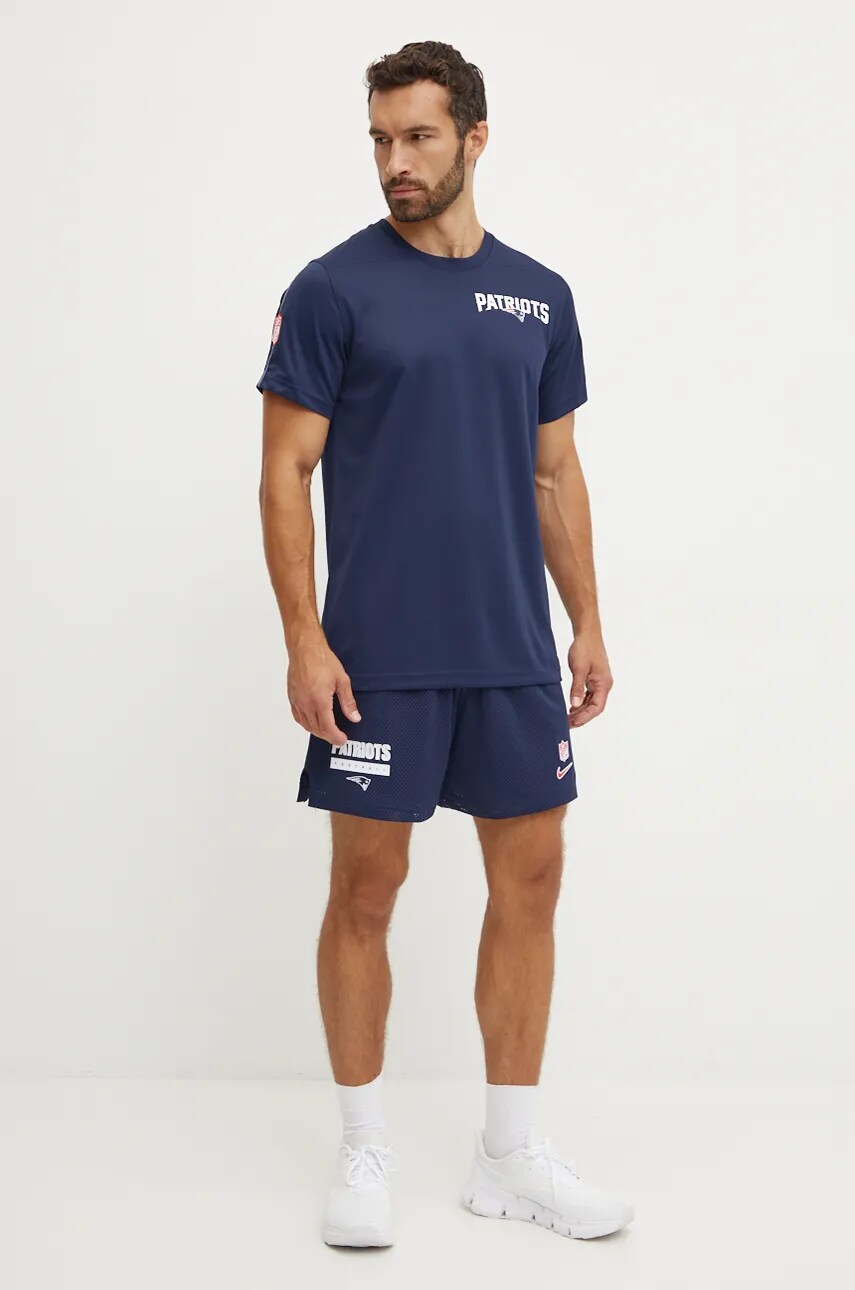 Тренувальна футболка Nike New England Patriots колір синій з принтом 02ES-044P-8K-K0Z