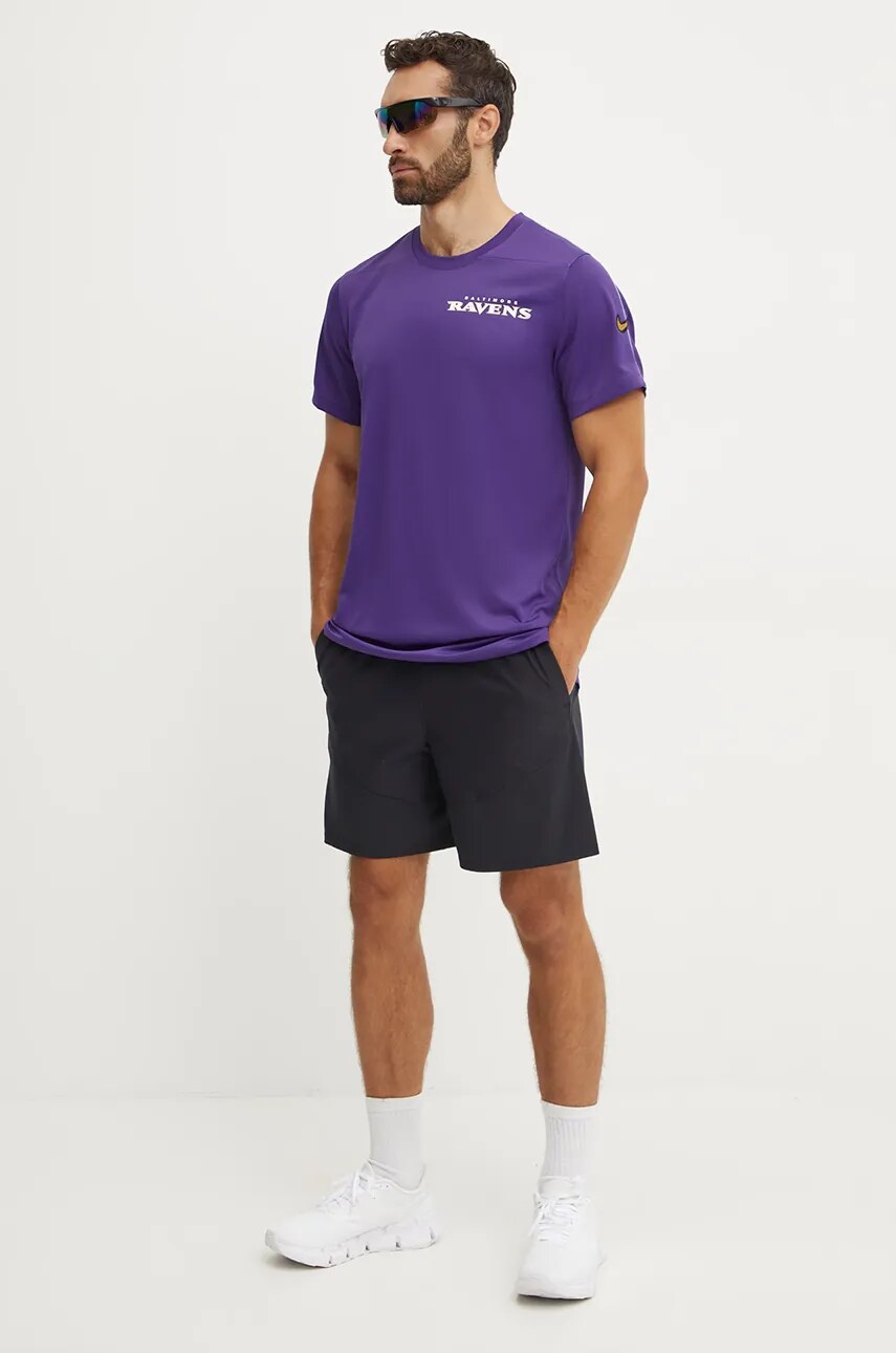 Тренувальна футболка Nike Baltimore Ravens колір фіолетовий з принтом 02ES-CX99-8G-K0Z