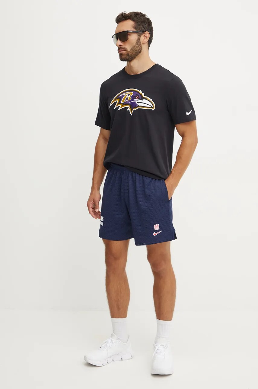 Бавовняна футболка Nike Baltimore Ravens чоловіча колір чорний з принтом N199-00A-8G-CLH