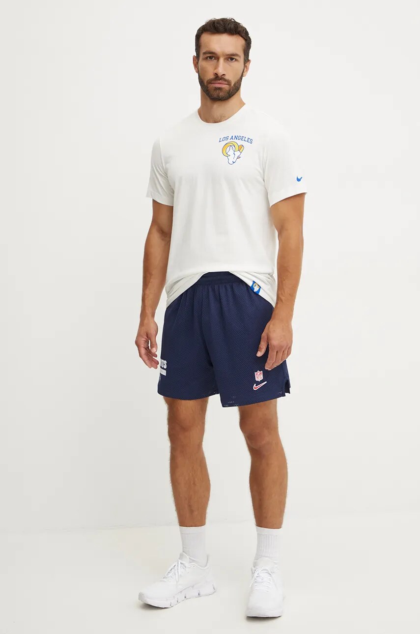 Бавовняна футболка Nike Los Angeles Rams чоловіча колір бежевий з принтом N199-11K-95-8AB