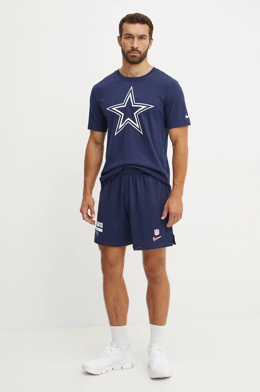 Бавовняна футболка Nike Dallas Cowboys чоловіча колір синій з принтом N199-41S-7RD-CLH