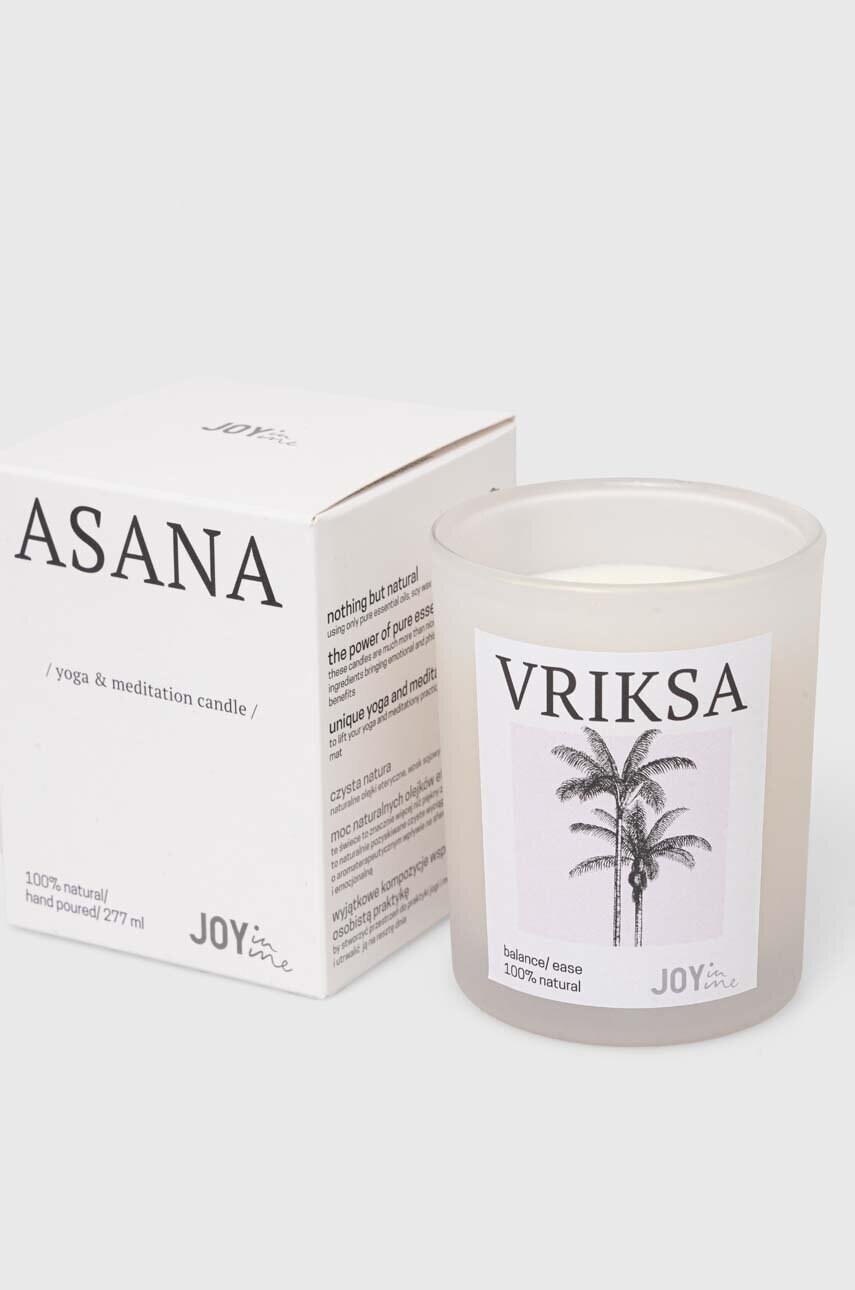 Свічка для практики йоги та медитації JOYINME Vriksa колір білий VRIKSA