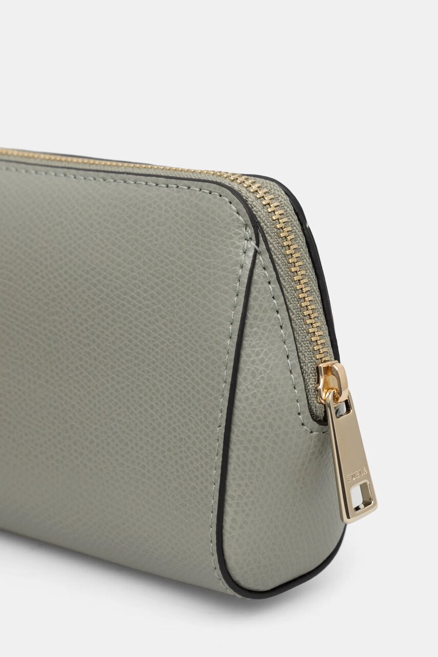 Шкіряна косметичка Furla колір сірий WE00449 ARE000 AG700