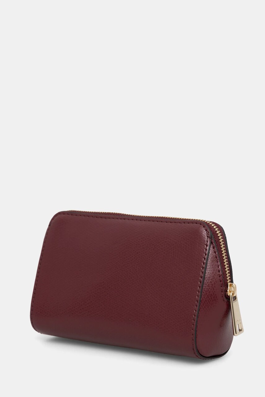 Шкіряна косметичка Furla колір бордовий WE00449 ARE000 26700