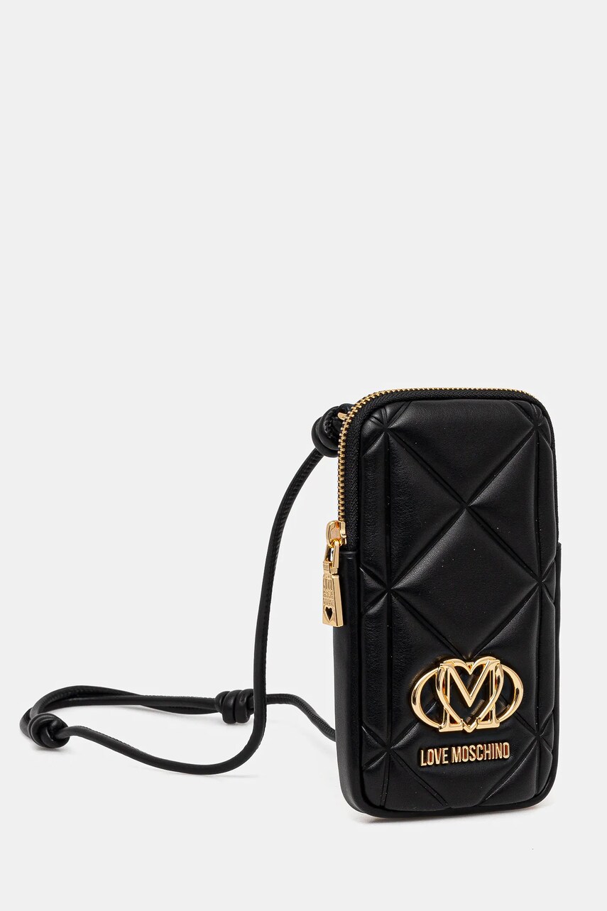 Чохол для телефону Love Moschino колір чорний JC5645PP1