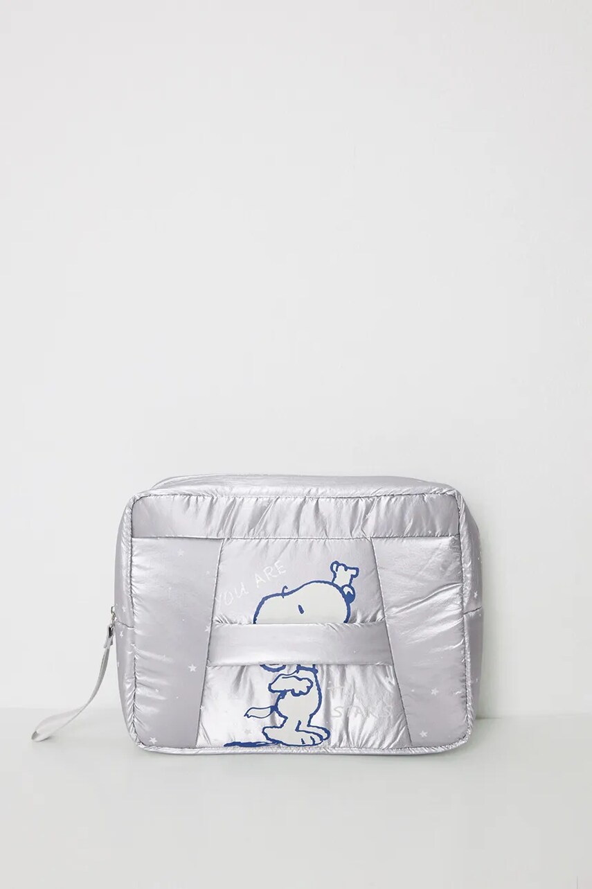 Косметичка women'secret SNOOPY колір сірий 4848847