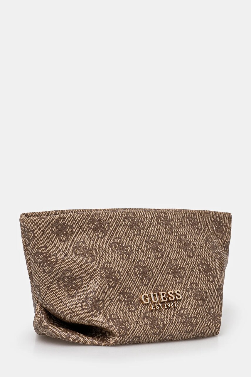 Косметичка Guess ECO EVAINE колір коричневий TWEB95 35005