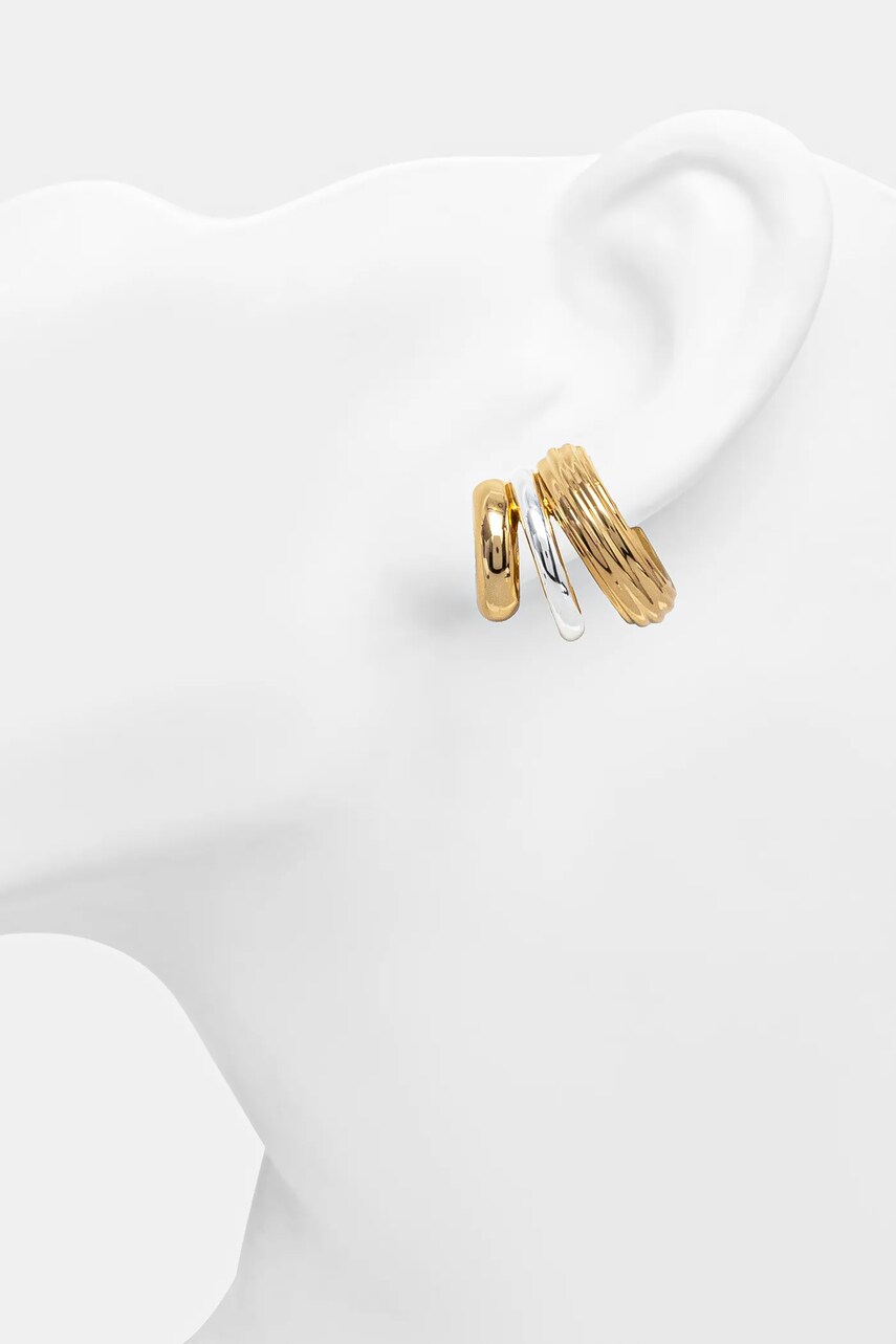 Сережки Tory Burch Triple Hoop 164607-700