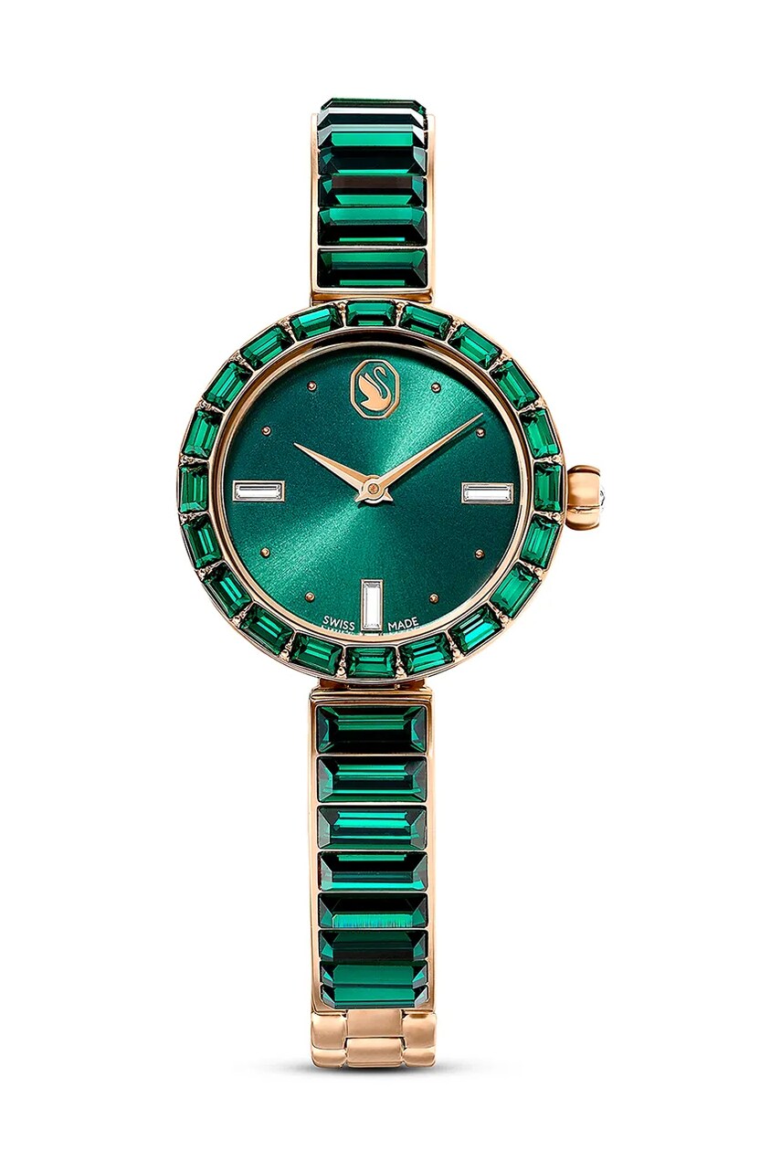 Годинник Swarovski MATRIX жіночий колір зелений 5690808