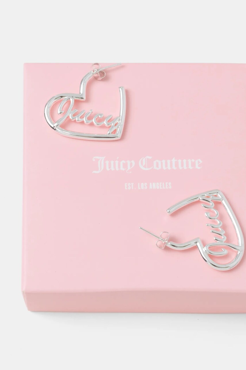 Сережки Juicy Couture JUICY HEART LARGE HOOP EARRINGS JCJHE124011