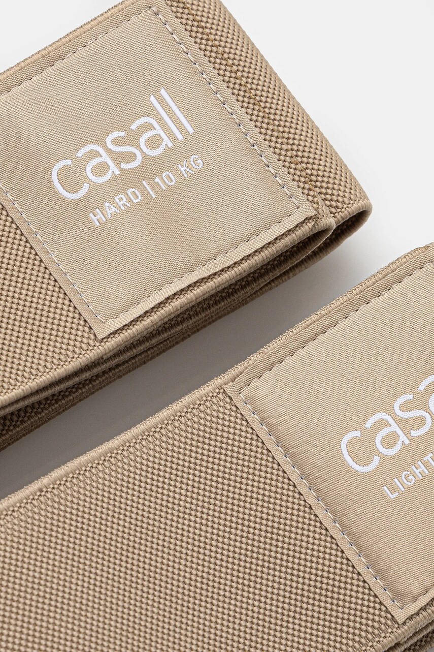 Стрічки опору для вправ Casall 2-pack колір бежевий 54330
