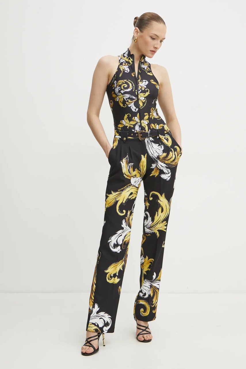 Боді Versace Jeans Couture жіноче колір чорний 78HAM207 JS470