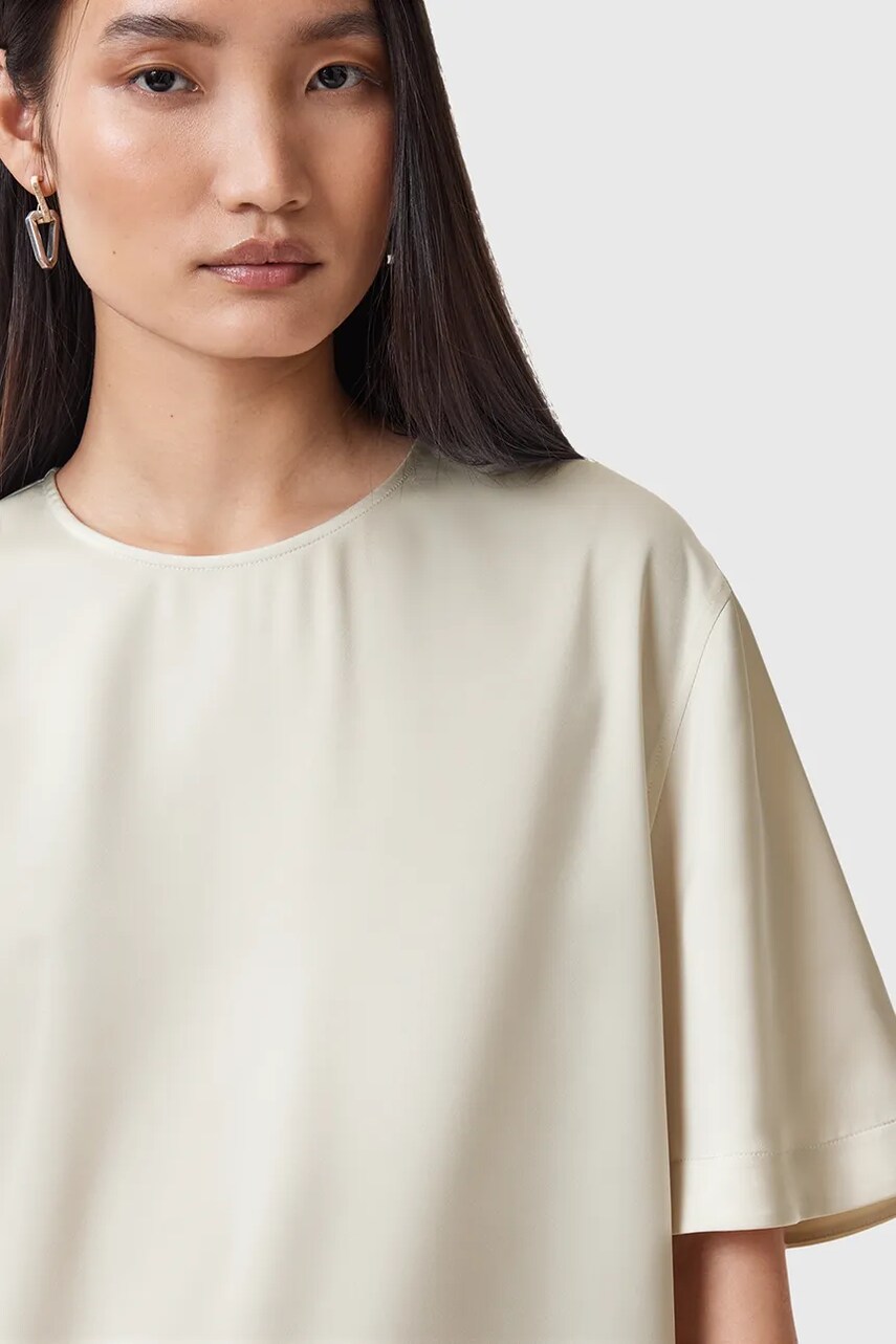 Блузка AllSaints AMELIE жіноча колір білий однотонна W032PC