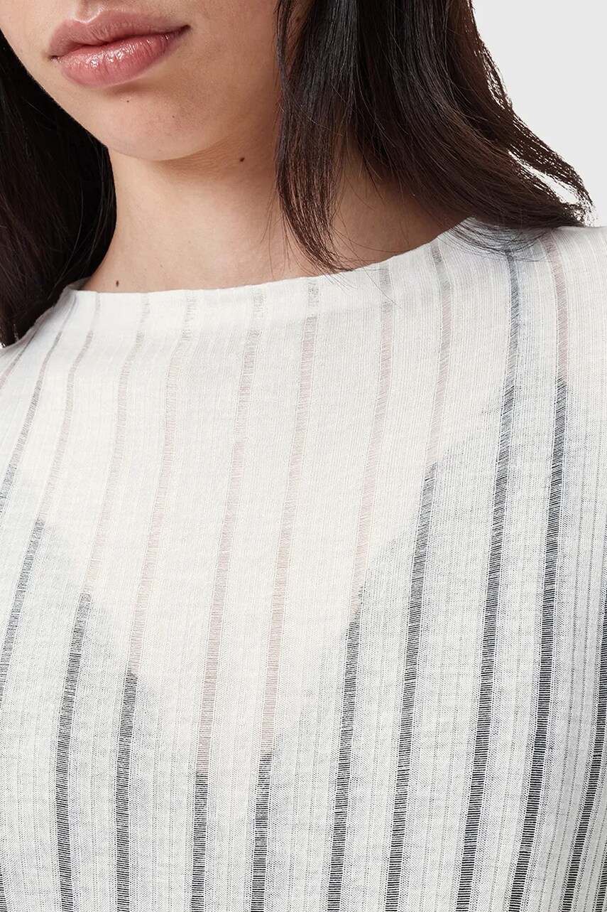 Блузка AllSaints AKI жіноча колір білий W032JC