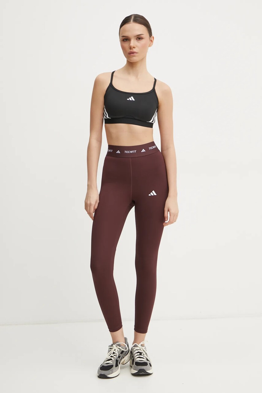 Спортивний бюстгальтер adidas Performance Aeroreact колір чорний JF3340