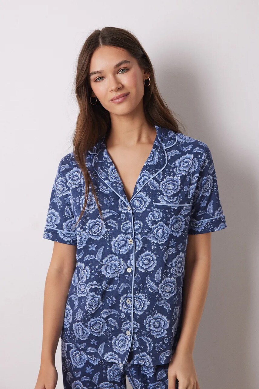 Бавовняна піжама women'secret MIX AND MATCH HAMPTONS з бавовни 4858811
