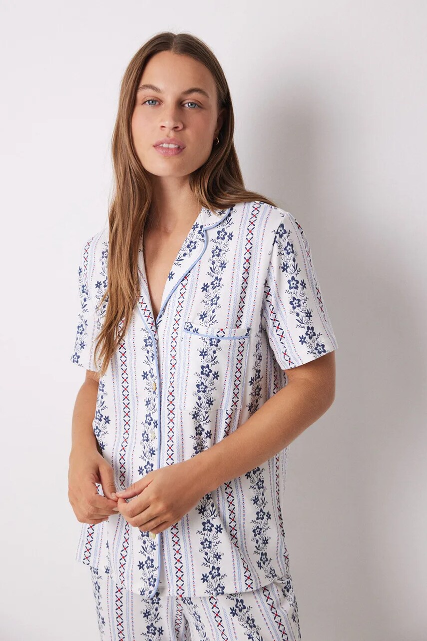 Піжама women'secret MIX AND MATCH HAMPTONS жіноча колір бежевий 4858813