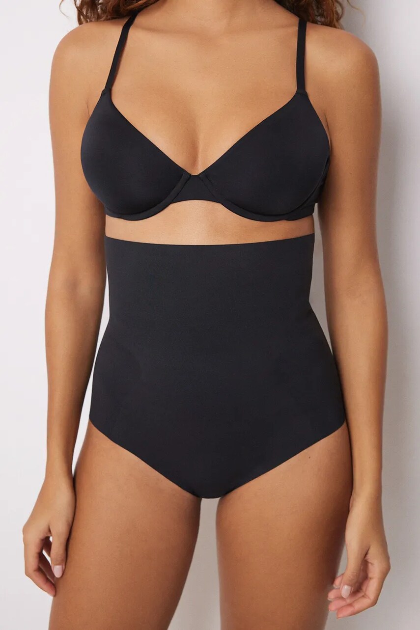 Моделюючі труси women'secret SHAPE MICRO BONDING колір чорний 5182801