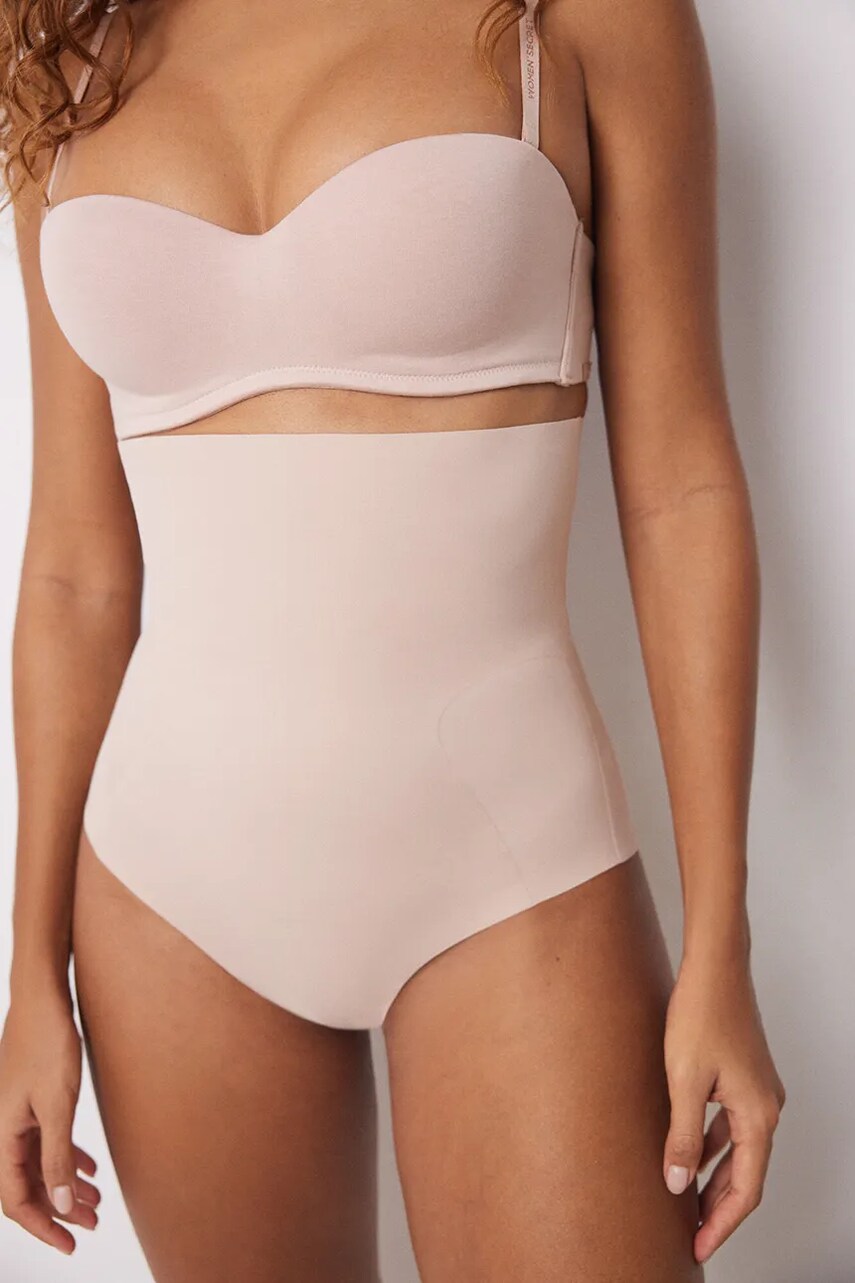 Моделюючі труси women'secret SHAPE MICRO BONDING колір бежевий 5182796