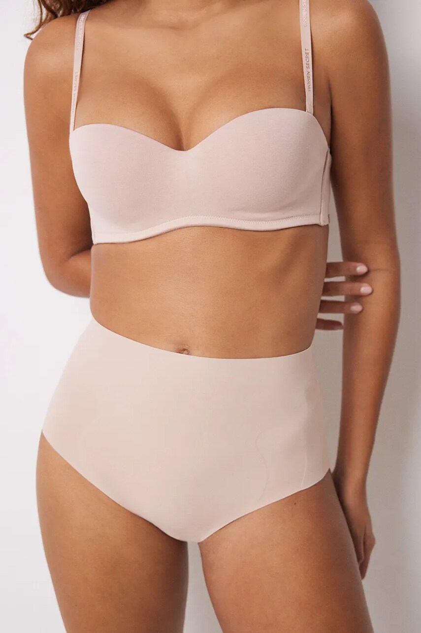 Моделюючі труси women'secret SHAPE MICRO BONDING колір бежевий 5182797