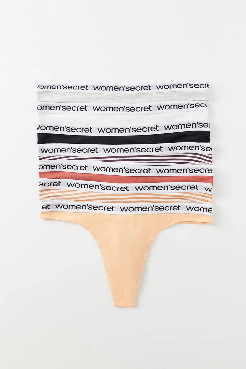 Стринги women'secret PACKS 3 7-pack колір бежевий 4938312