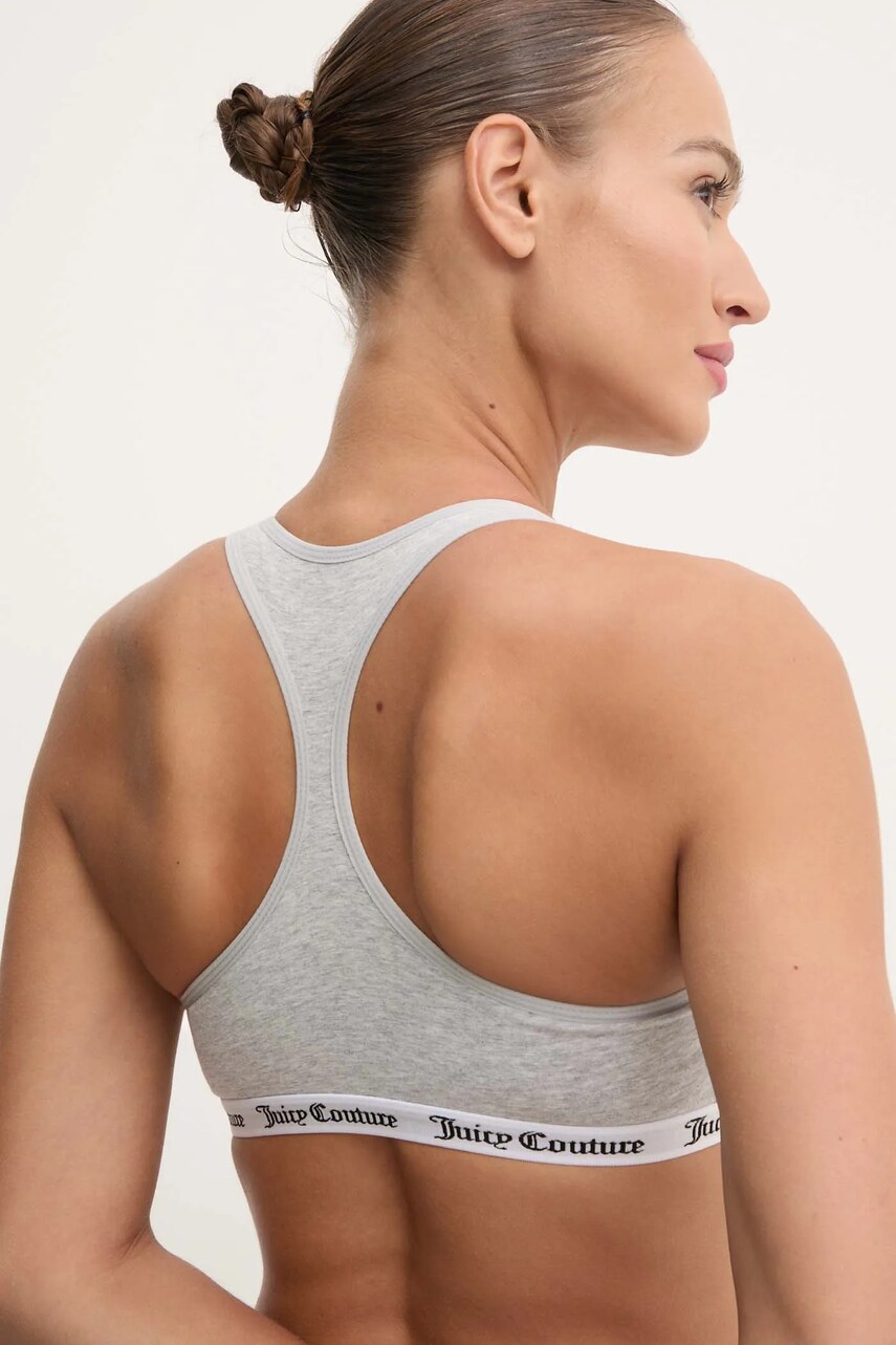Бюстгальтер Juicy Couture VERITY BRALETTE колір сірий меланж JCLBT223517