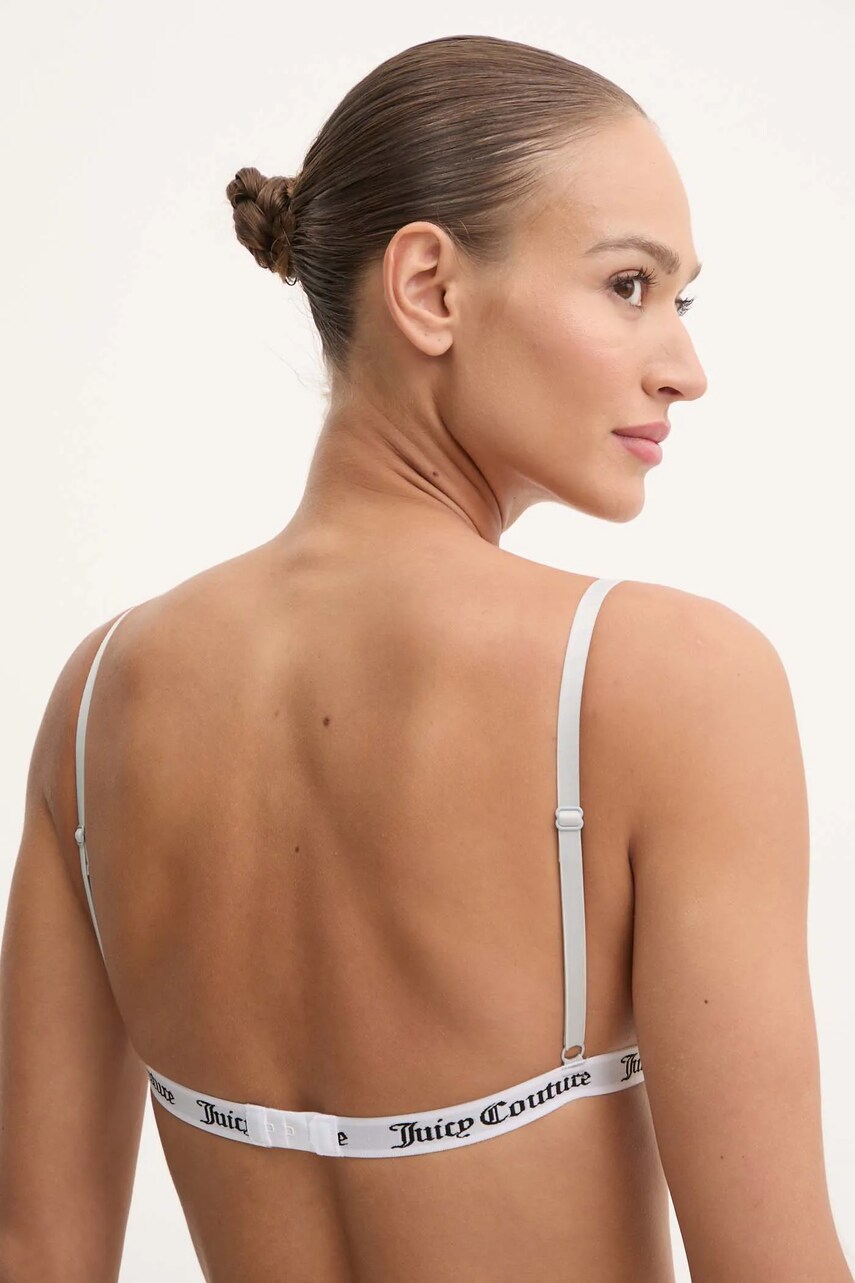 Бюстгальтер Juicy Couture TRIANGLE BRA колір сірий однотонний JCLQB224518