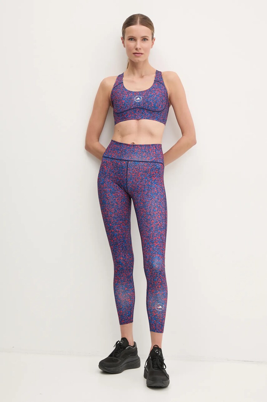 Спортивний бюстгальтер adidas by Stella McCartney TruePurpose колір синій візерунок JI5242