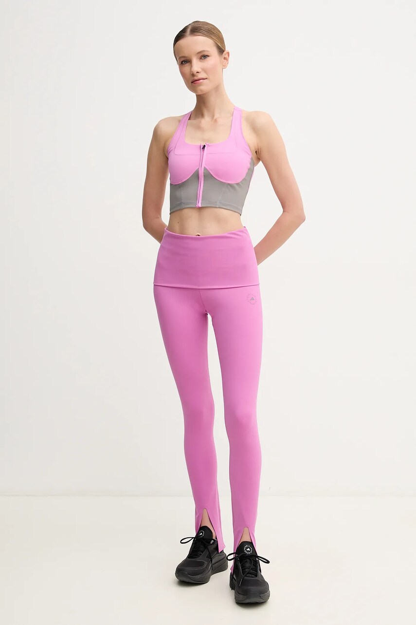 Топ adidas by Stella McCartney Two-Tone колір фіолетовий JP3172