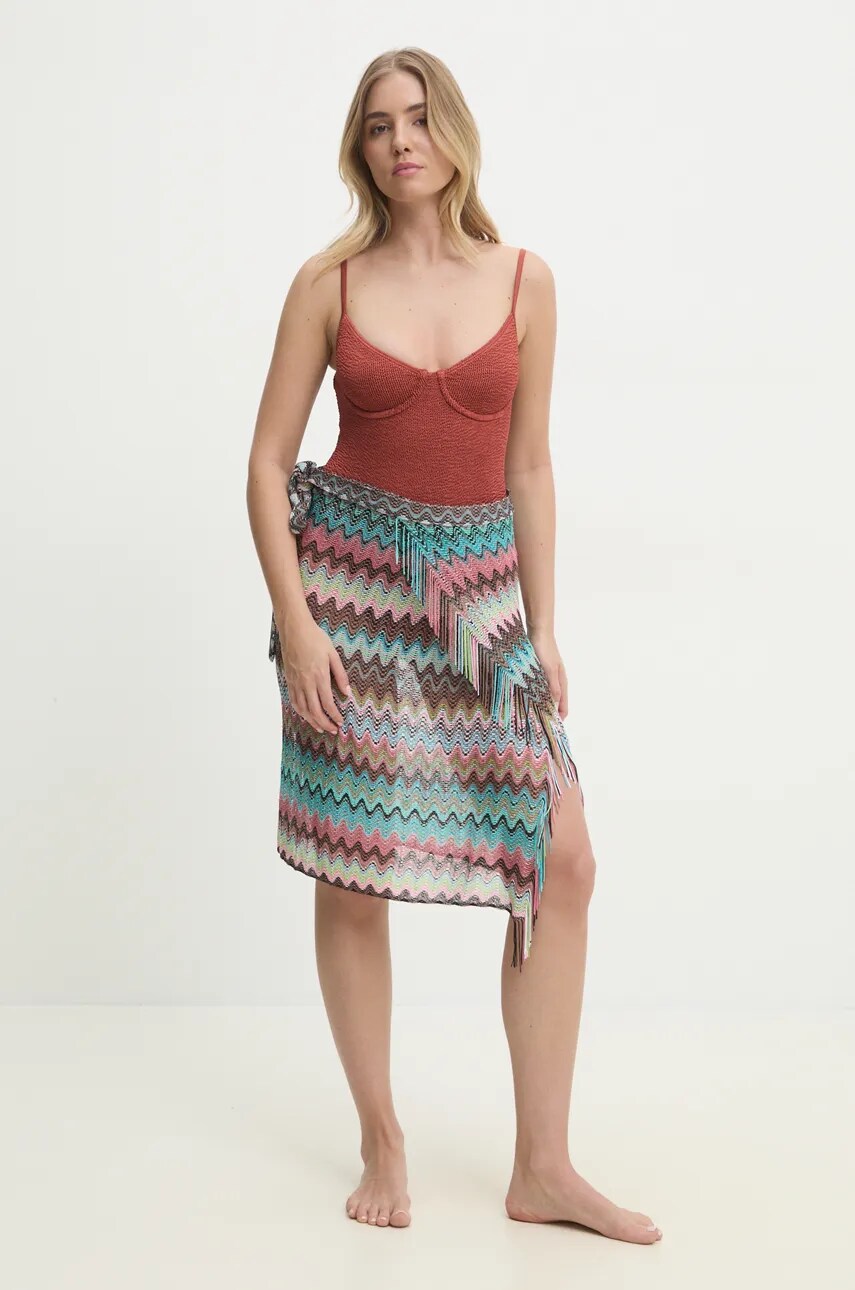 Парео Missoni колір бірюзовий PRPQVID9979