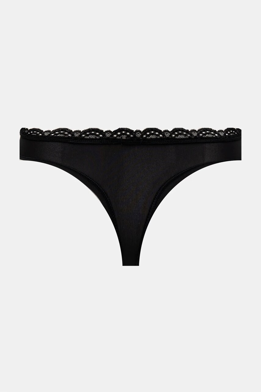 Стринги Calvin Klein Underwear 3-pack колір чорний LV00QD5300