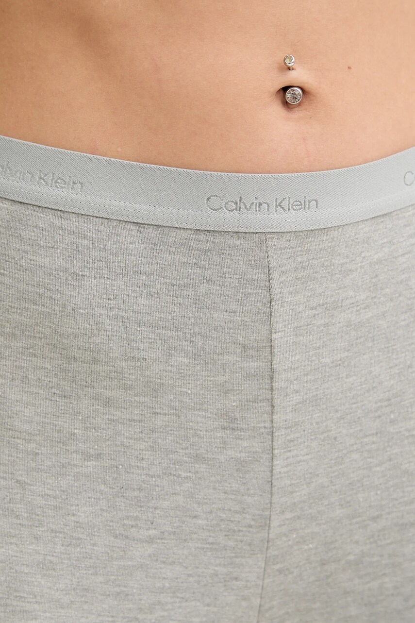 Піжамні штани Calvin Klein Underwear жіночі колір сірий 000QS7285E