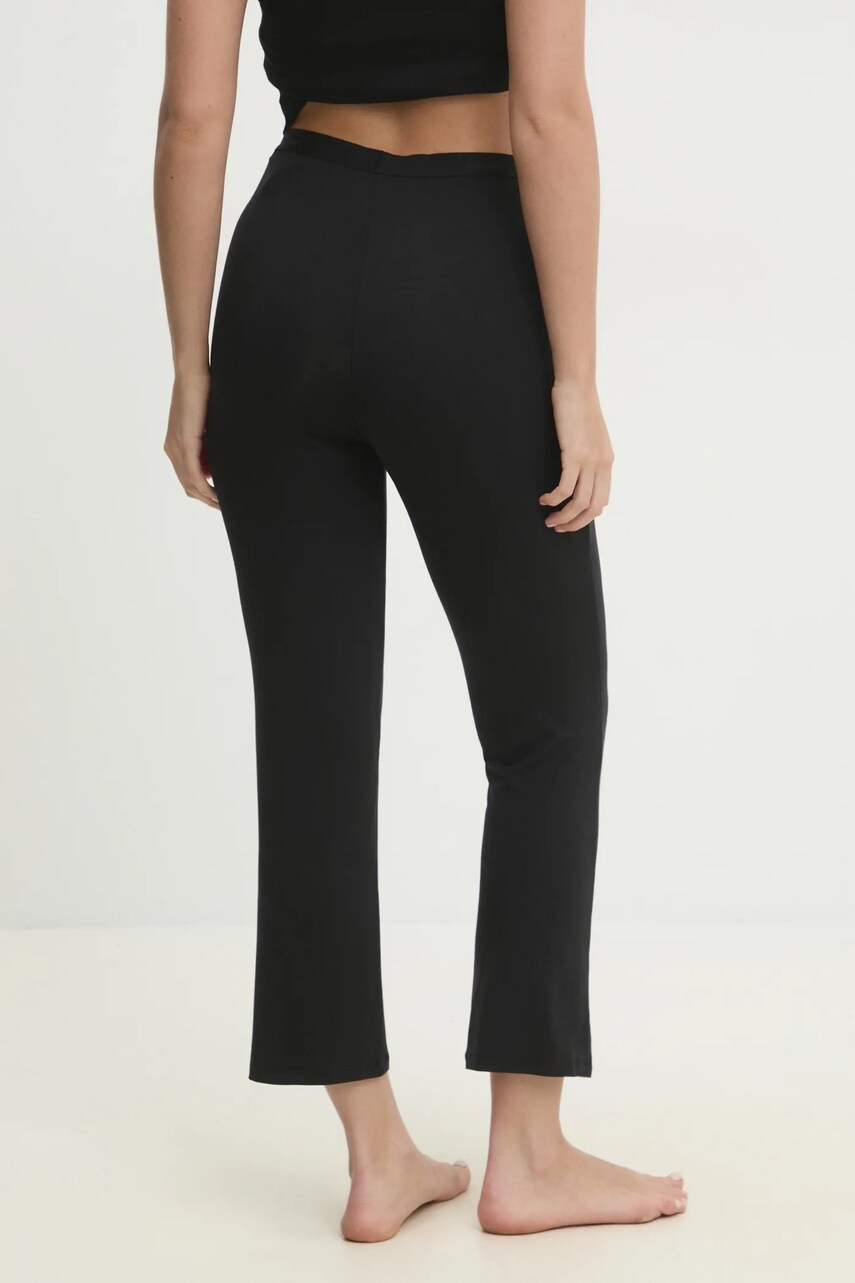Піжамні штани Calvin Klein Underwear жіночі колір чорний 000QS7285E