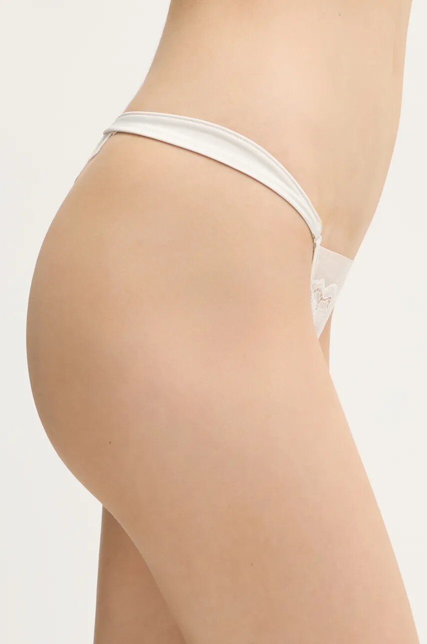 Стринги Calvin Klein Underwear колір сірий LV00QF8031