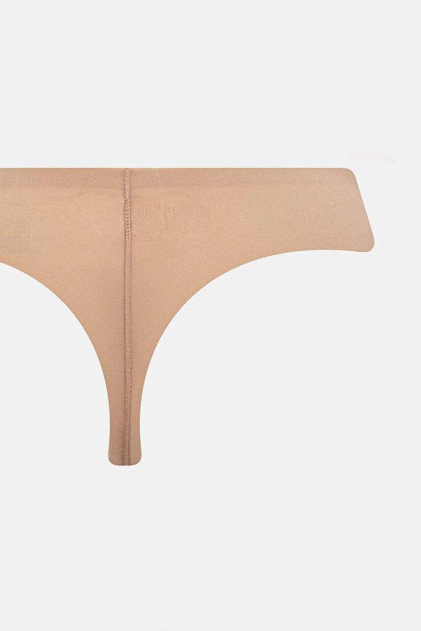Моделюючі стринги Calvin Klein Underwear колір бежевий LV00QF8165