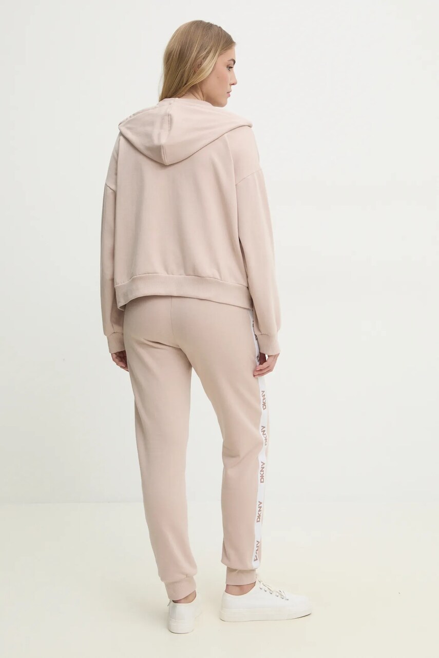 Піжама Dkny жіноча колір бежевий YI90040