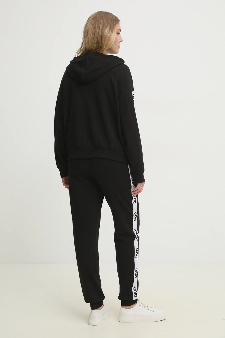 Піжама Dkny жіноча колір чорний YI90040